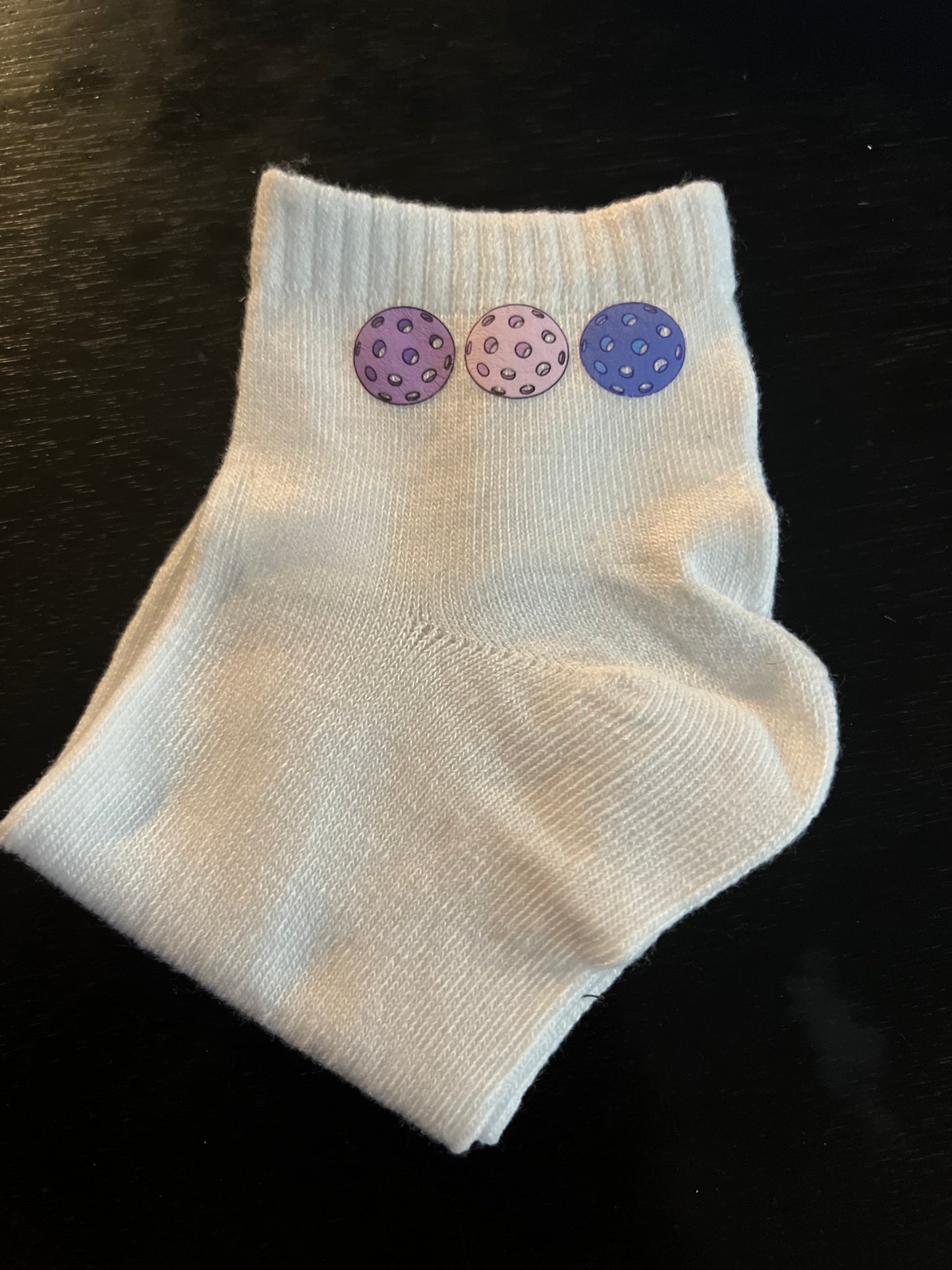 3 Pickleballs Socks