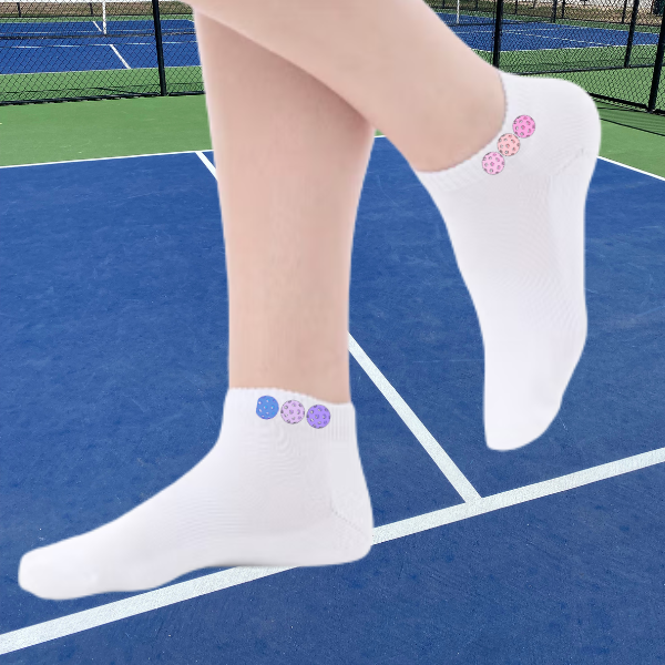 3 Pickleballs Socks
