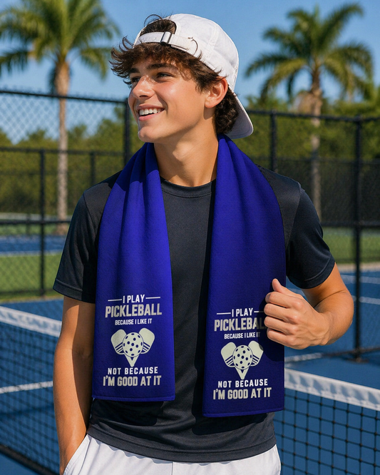 Black & Blue COOLING Towel