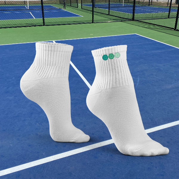 3 Pickleballs Socks