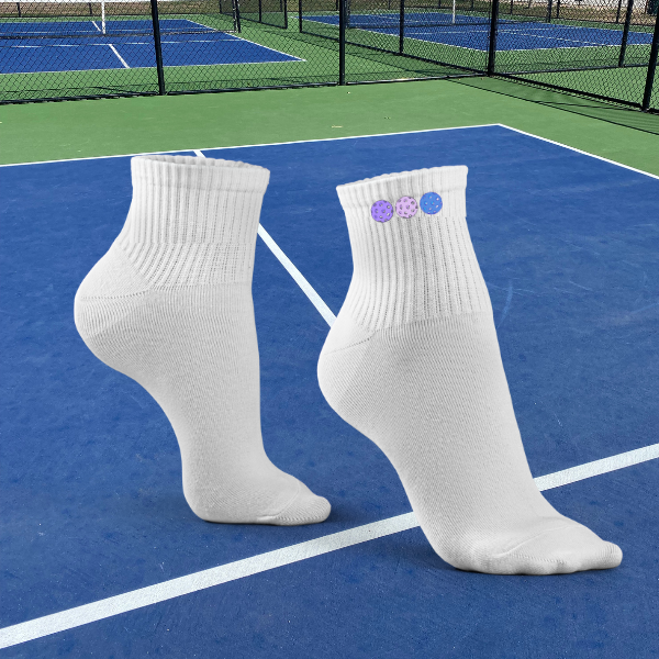 3 Pickleballs Socks