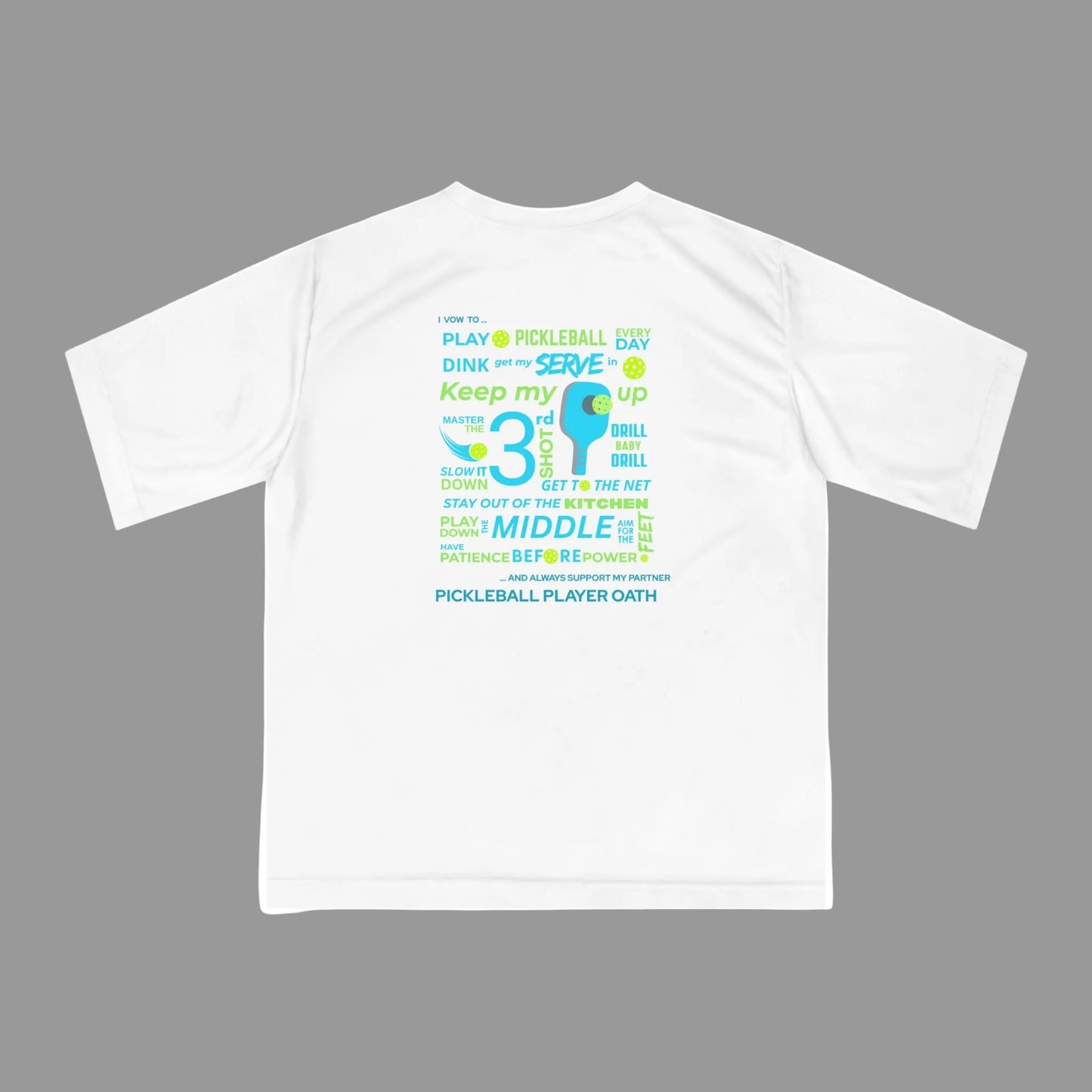 Custom Pickleball Tournament Shirts – No Sponsor Version | Performance Event Shirt with Custom Event Name