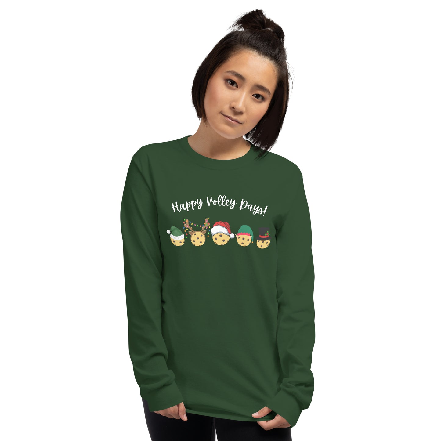 Happy Volley Days - Christmas Pickleball Shirt