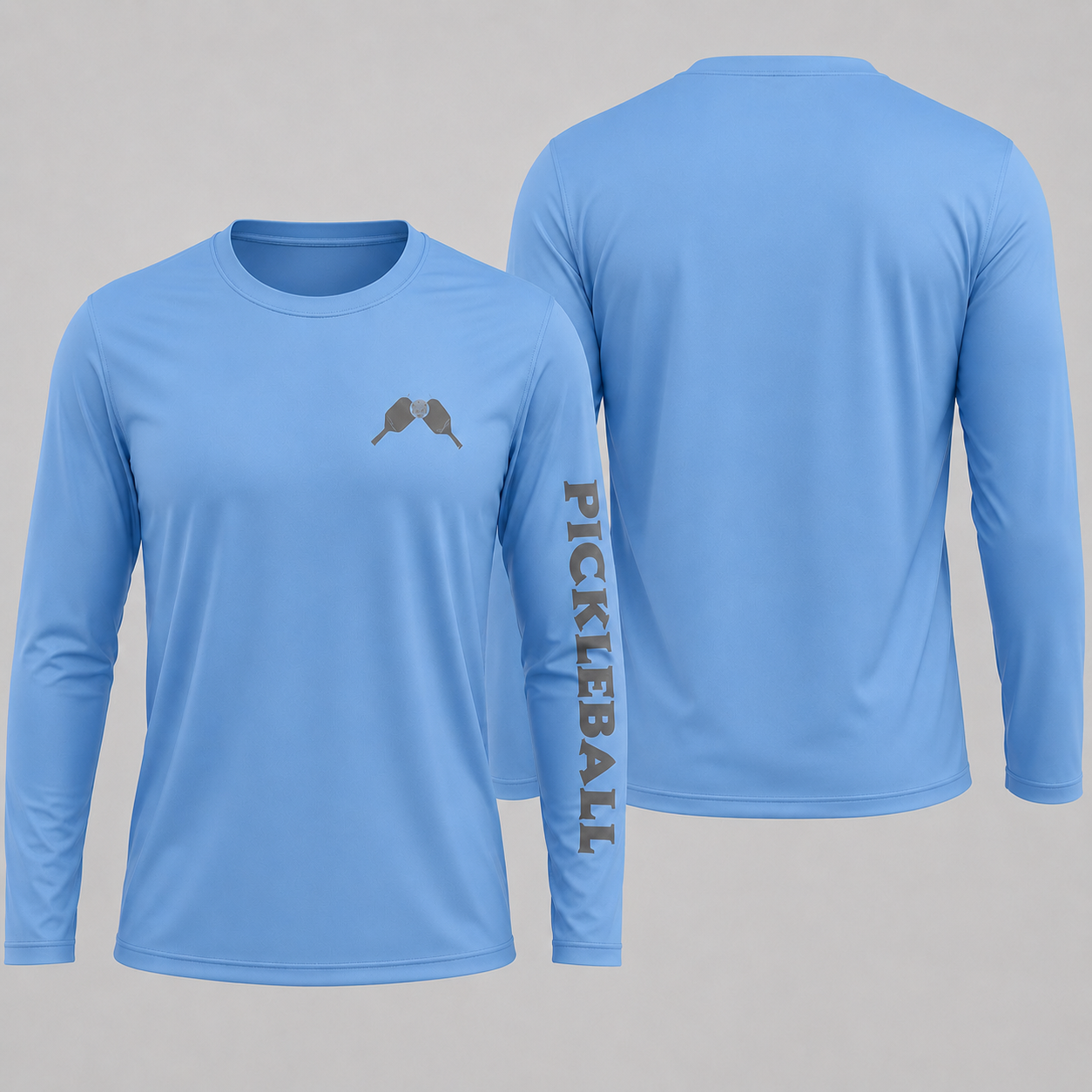 Pickleball Long Sleeve Performance Shirt – Powder Blue