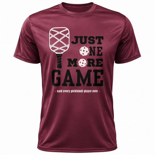 Just 1 More Game - Performance T-Shirt