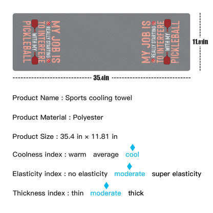 Gray COOLING Towel