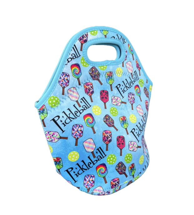 Pickleball Paddle Neoprene Lunch Bag