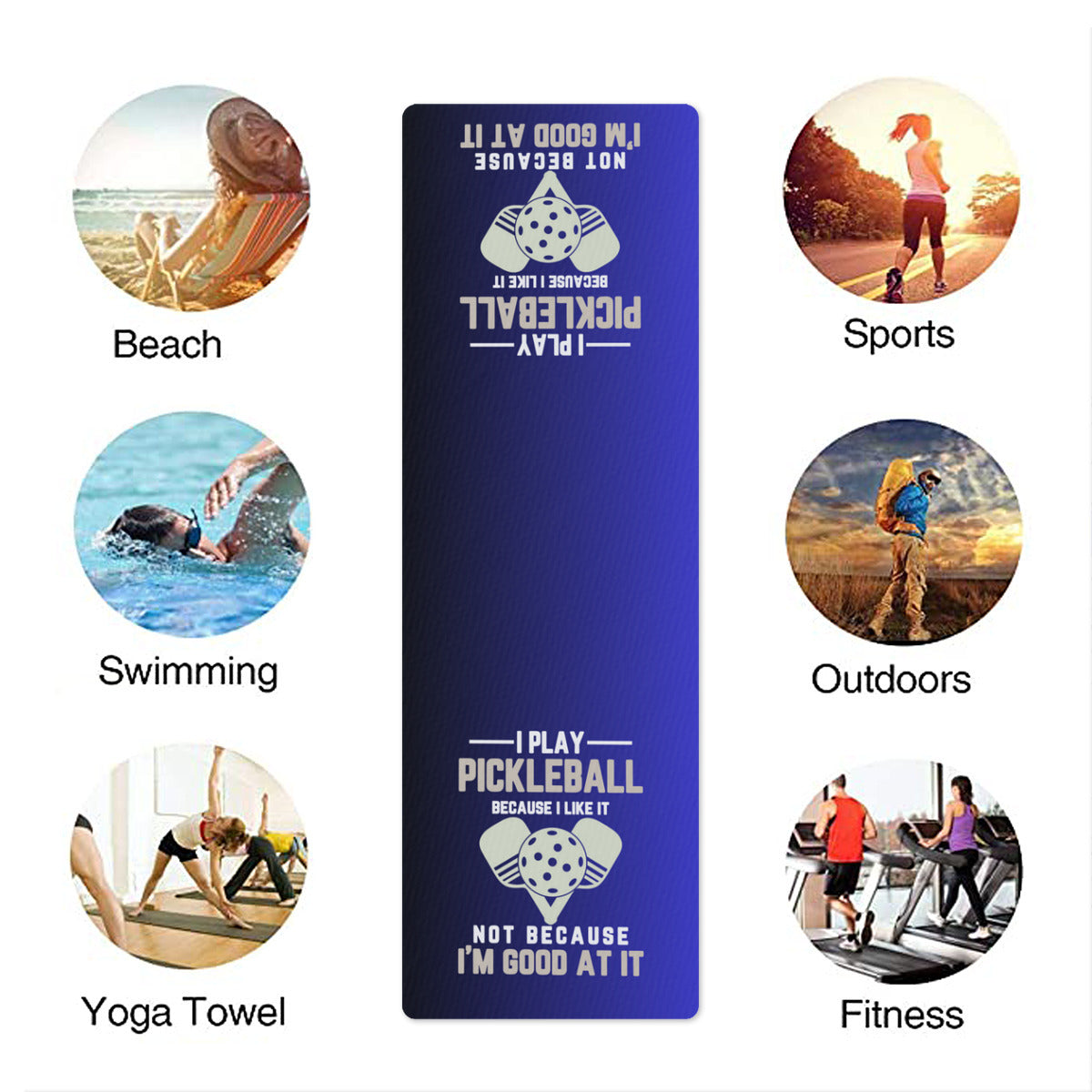 Black & Blue COOLING Towel