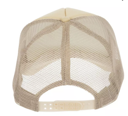 Beige Paddle Trucker Hat
