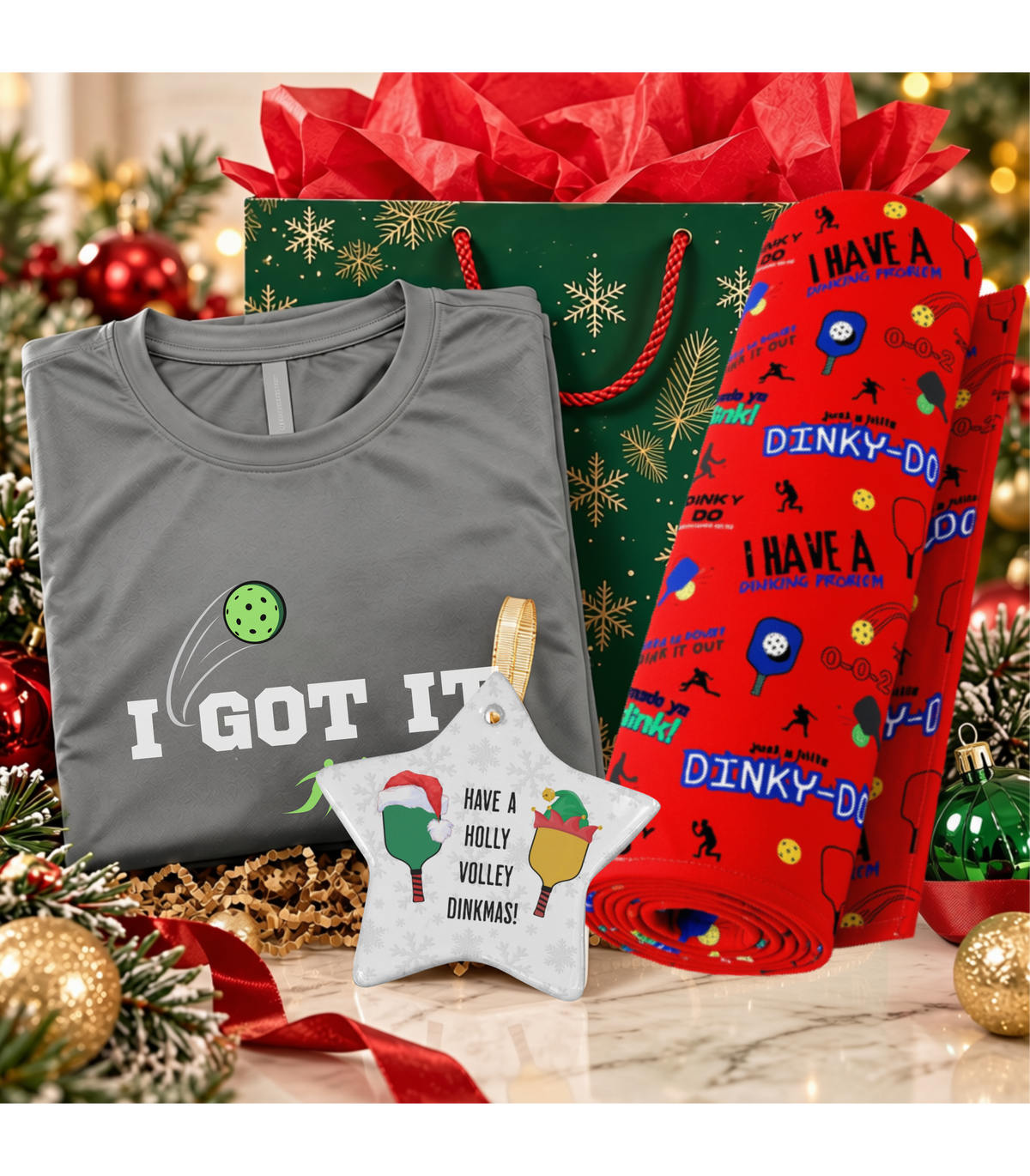Pickleball Player Christmas Gift Bundle