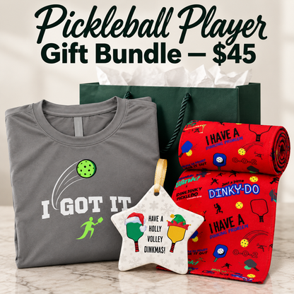 Pickleball Player Christmas Gift Bundle