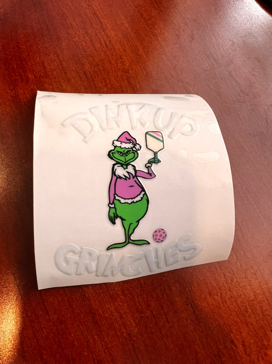 Dink Up Grinches Sticker