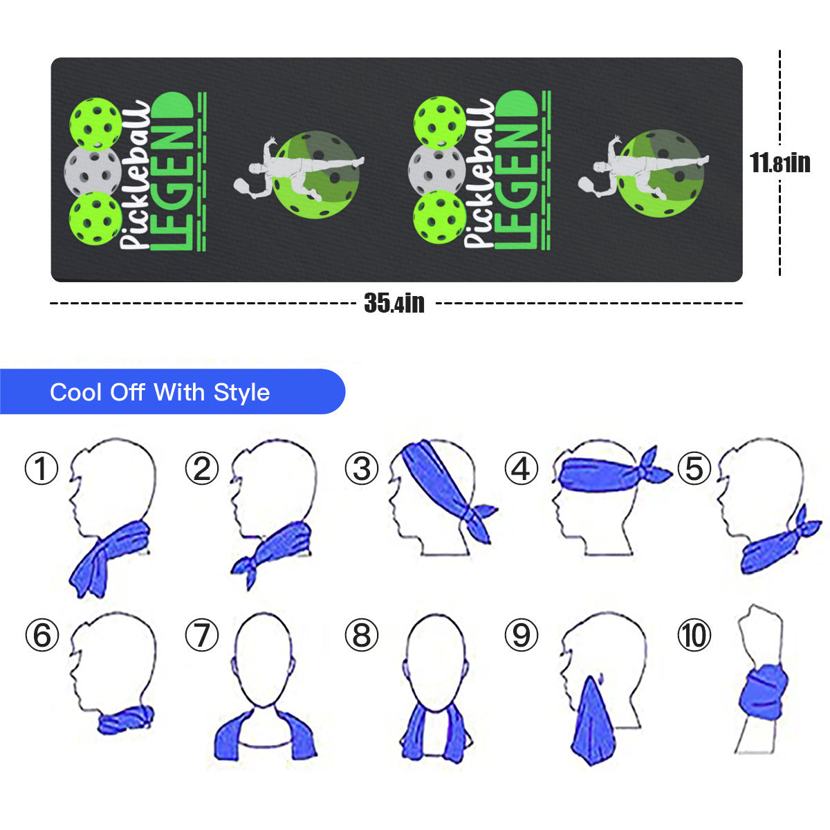 Pickleball Legend Cooling Towel
