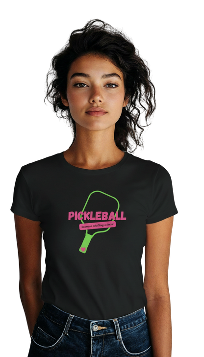 Pickleball Because Adulting Is Hard T-Shirt