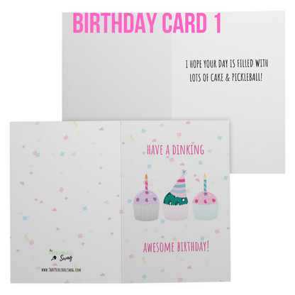 Mix & Match Pickleball Greeting Cards (Set of 5)