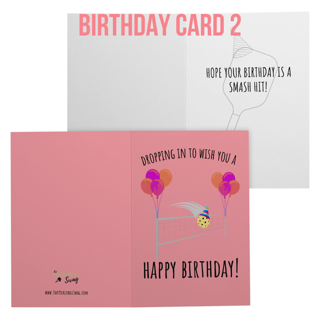 Mix & Match Pickleball Greeting Cards (Set of 5)