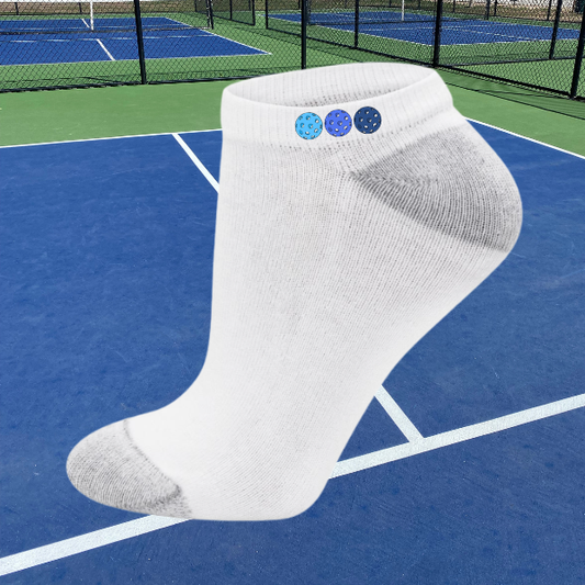 3 Pickleballs Ankle Socks