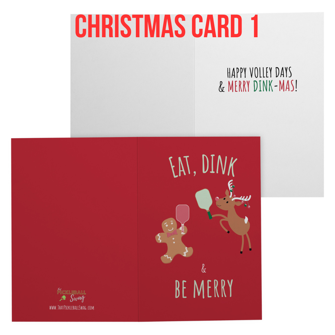 Mix & Match Pickleball Greeting Cards (Set of 5)