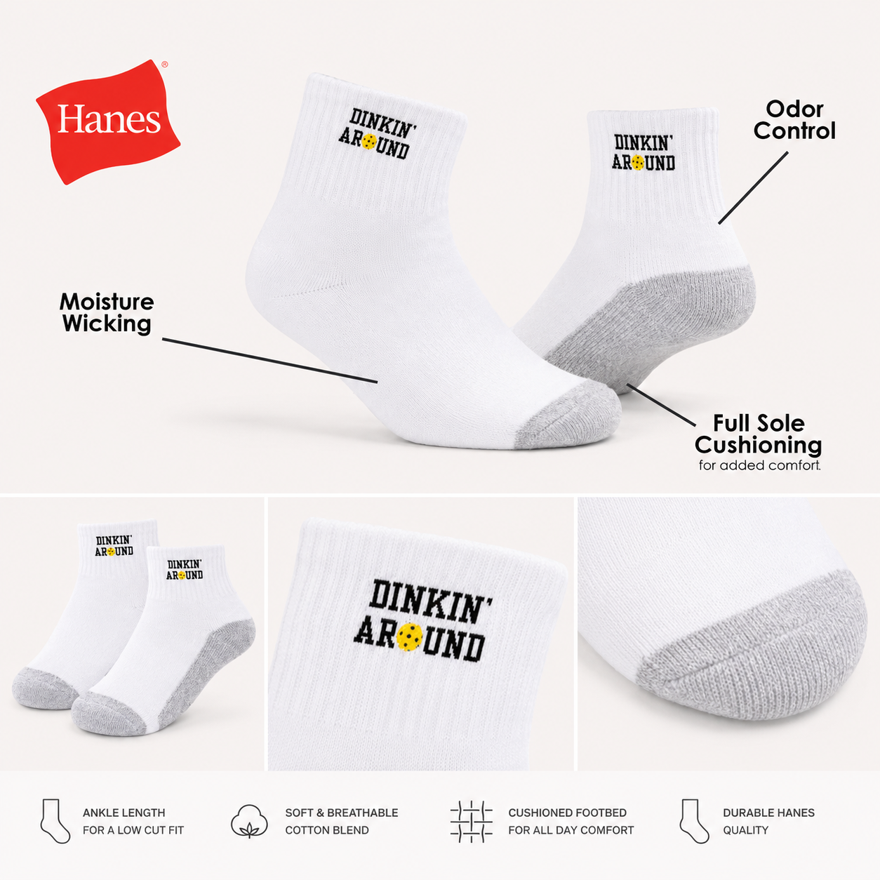 Dinkin' Around Socks