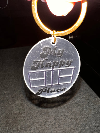 My Happy Place Keychains