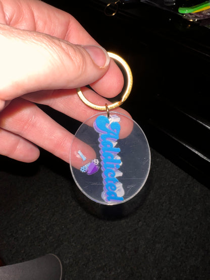 Addicted - Motel Keychain