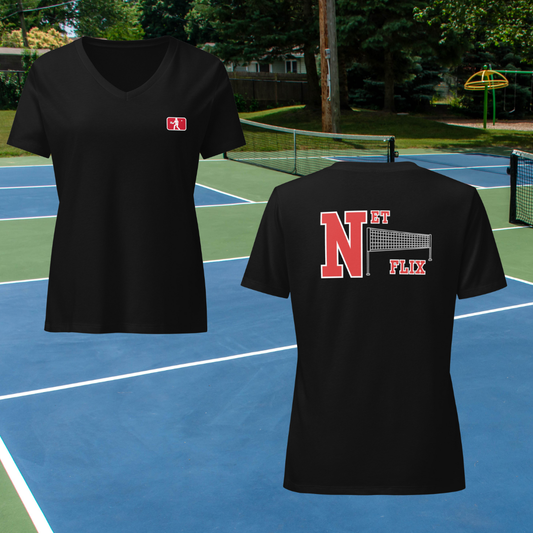 NetFlix & Dink Mixed Doubles Pickleball Team Shirts | Performance Tournament Tees