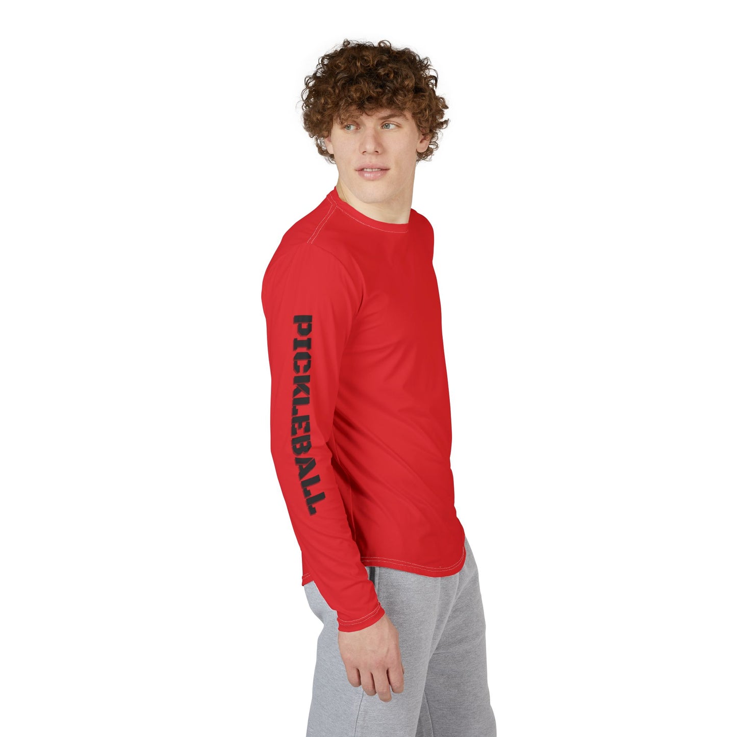 Pickleball Long Sleeve Performance Shirt – Red