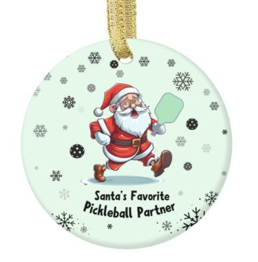 Santa's Favorite Partner Ornament