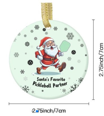 Santa's Favorite Partner Ornament