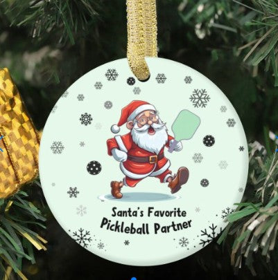 Santa's Favorite Partner Ornament