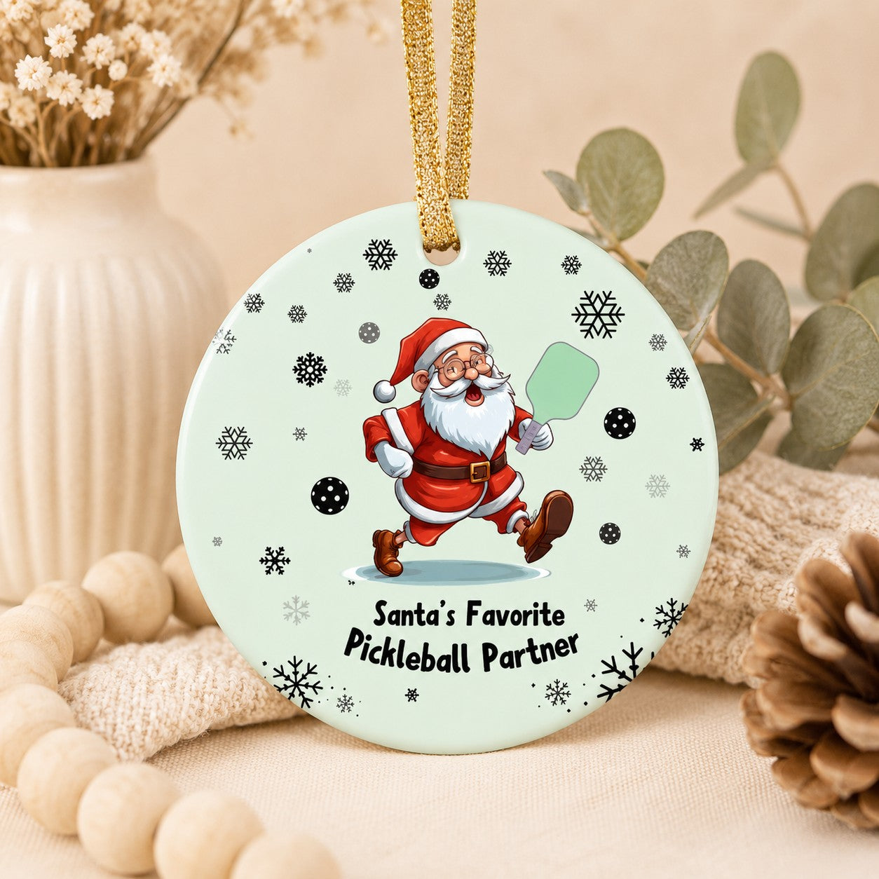 Santa's Favorite Partner Ornament