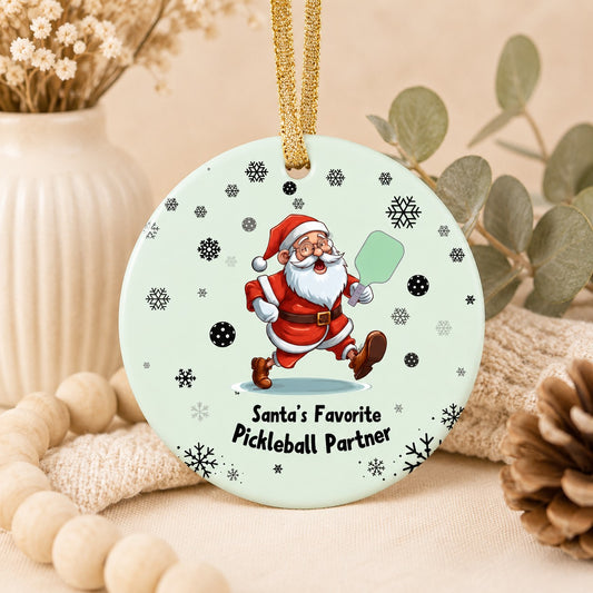 Santa's Favorite Partner Ornament
