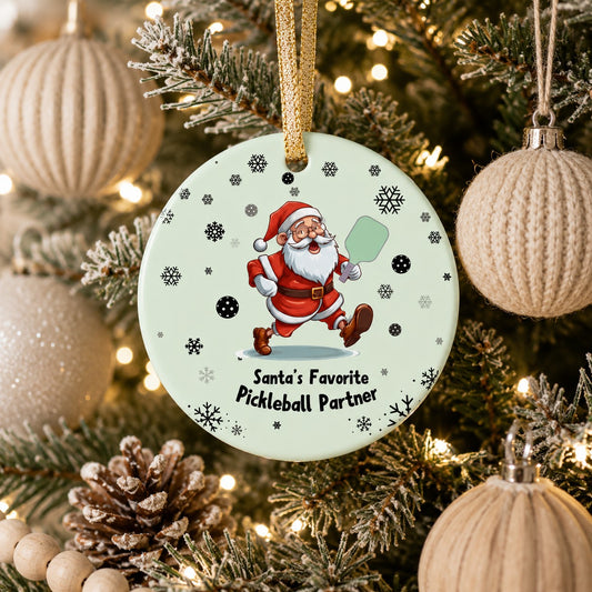 Santa's Favorite Partner Ornament