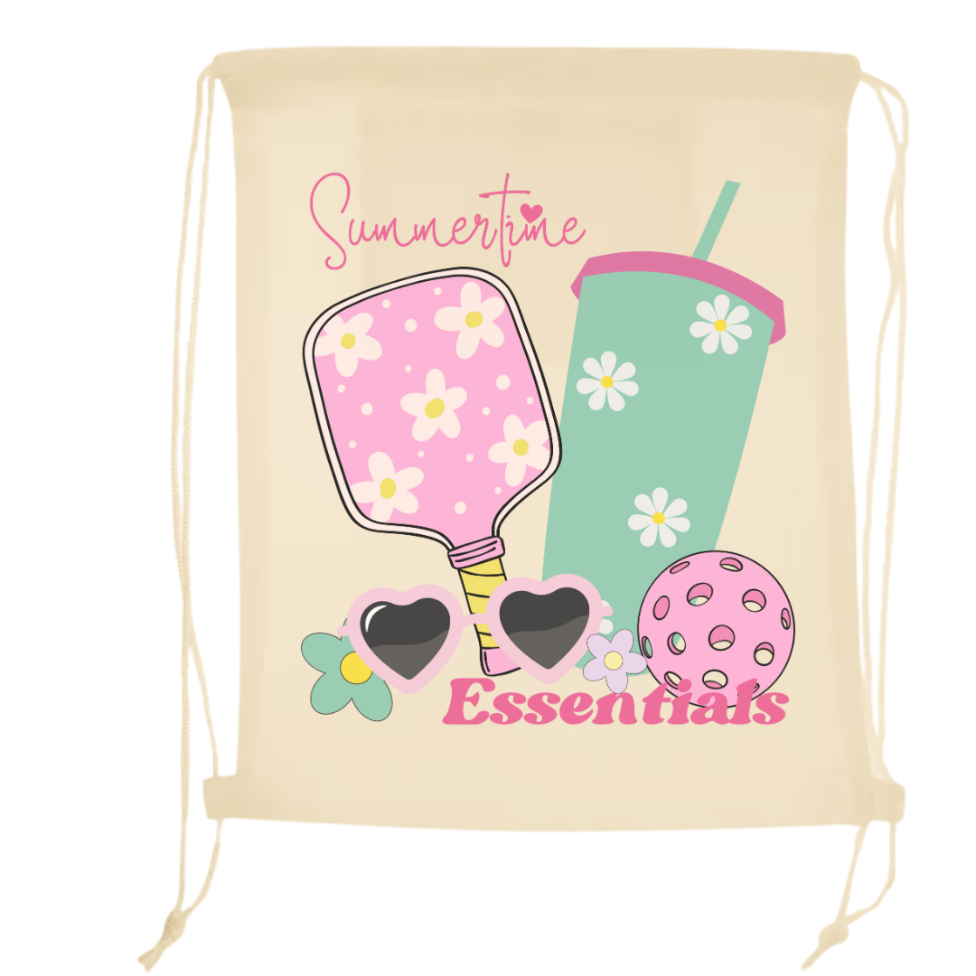 🏖️ Summertime Essentials Drawstring Backpack! 🎒