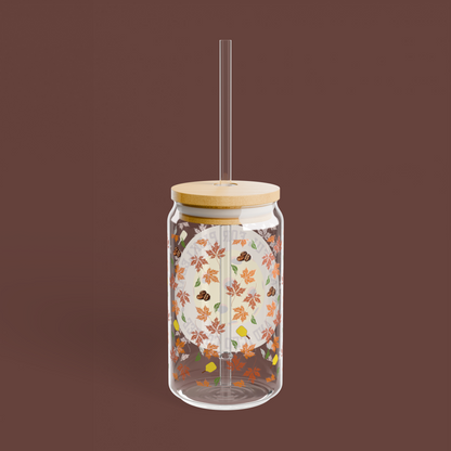 Glass Can Cup - THANKFUL for Pickleball & Iced Coffee
