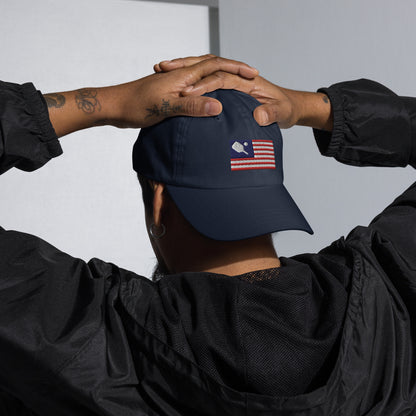 American Flag Pickleball Hat