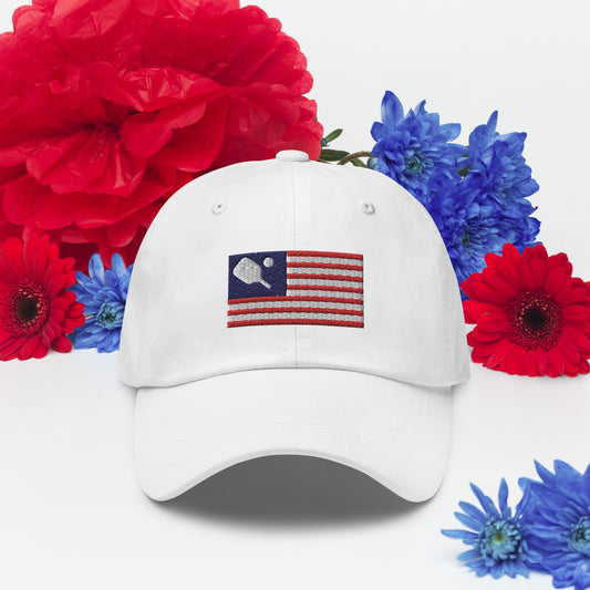 American Flag Pickleball Hat