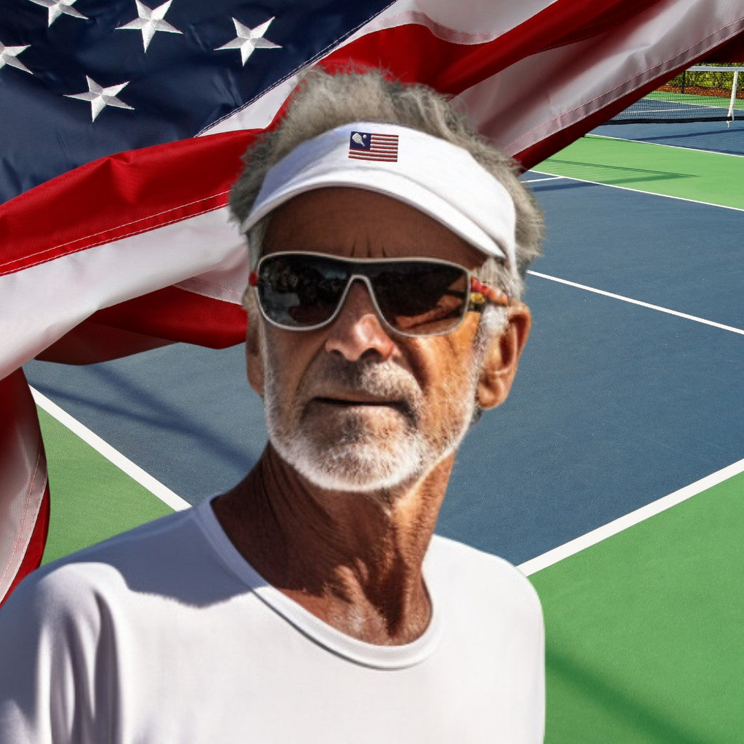 American Flag Pickleball Visor