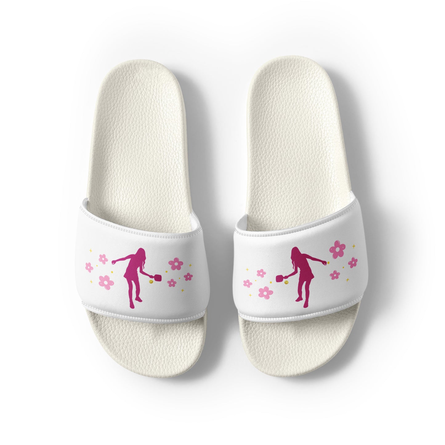 Women's Pickleball Player Slides