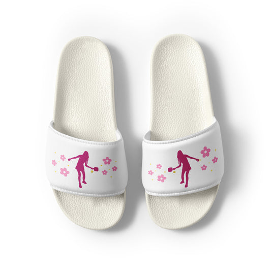 Women's Pickleball Player Slides