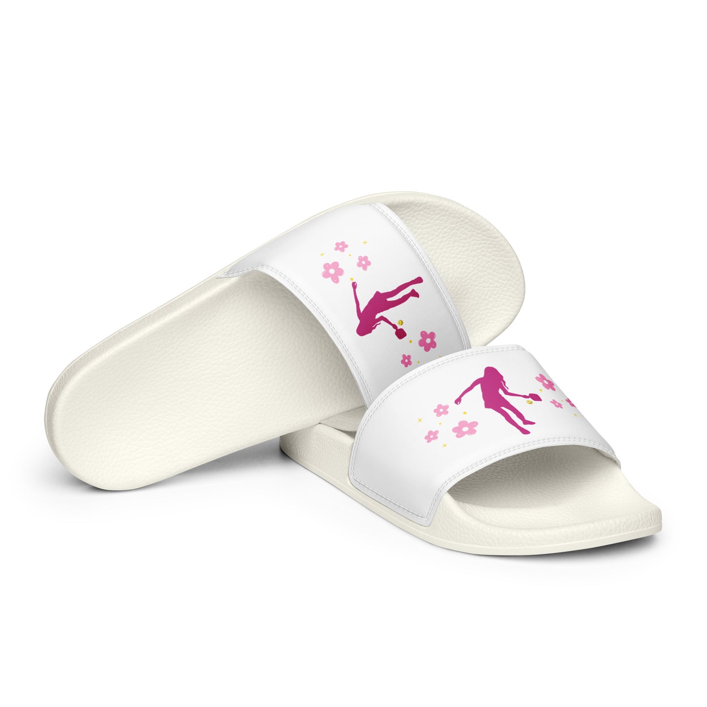 Women's Pickleball Player Slides